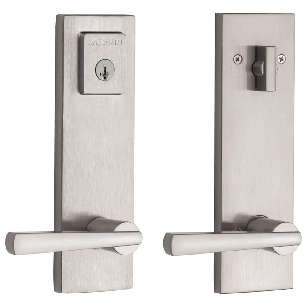 183SPExSPL SQR 15 SMT RCAL RCS CP Spyglass Entrance with Spyglass - Satin Nickel