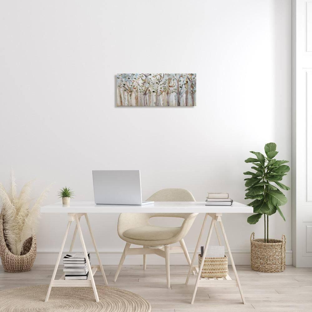 Stupell Birch Tree Forest Fall Twigs Gallery Wrapped Canvas Wall Art, 10 x 24