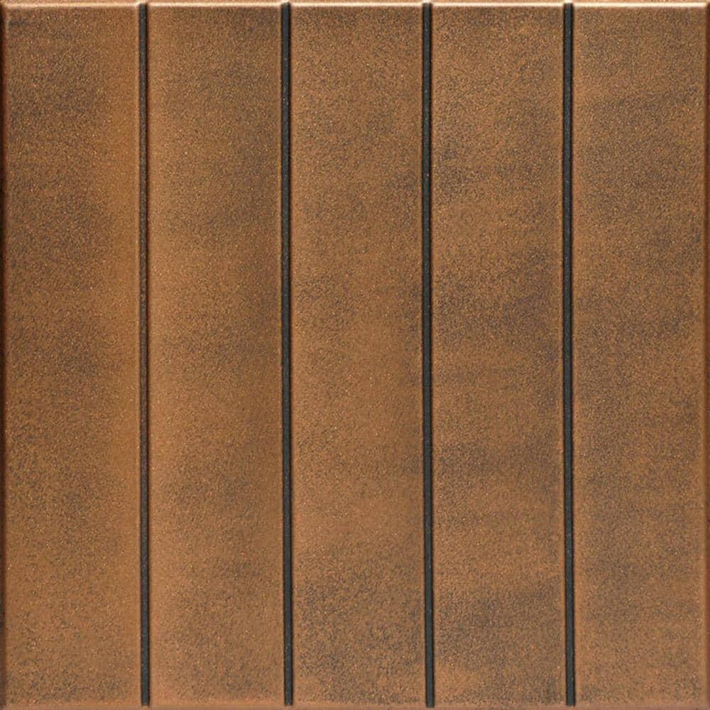 Bead Board 1.6 ft. x 1.6 ft. Polystyrene Glue-up Ceiling Tile
