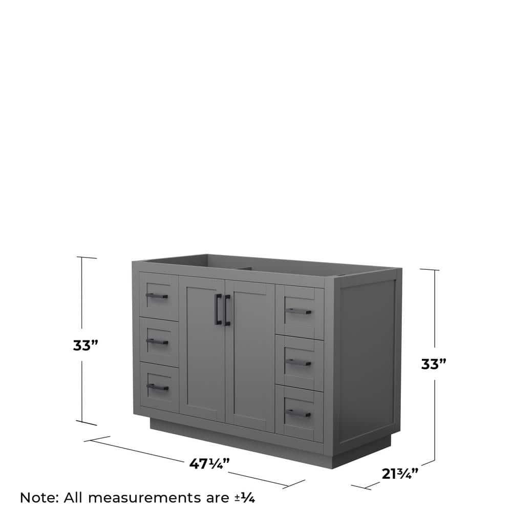 Wyndham Collection Miranda 47.25" Freestanding Single Bathroom Vanity Base Only