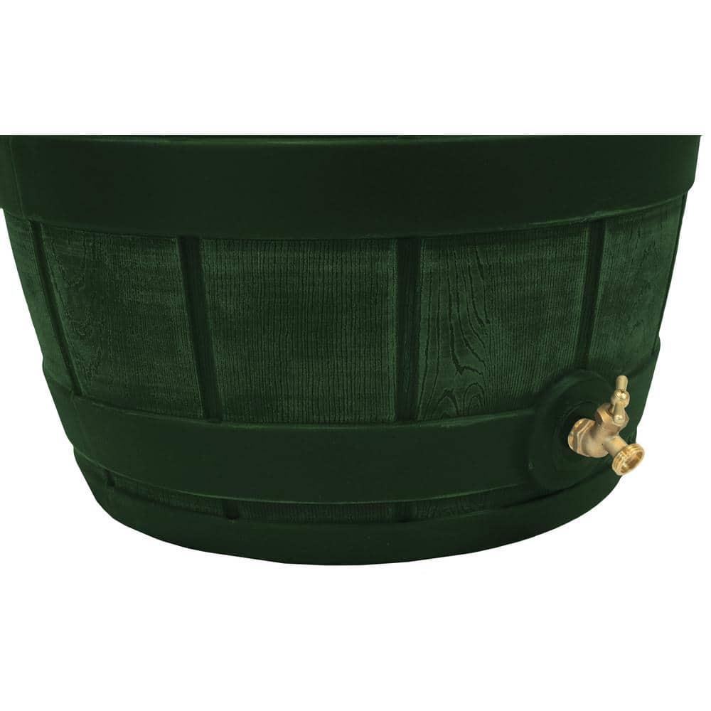 Good Ideas Good Ideas Rain Wizard Whiskey Style Rain Barrel with Overflow and Spigot