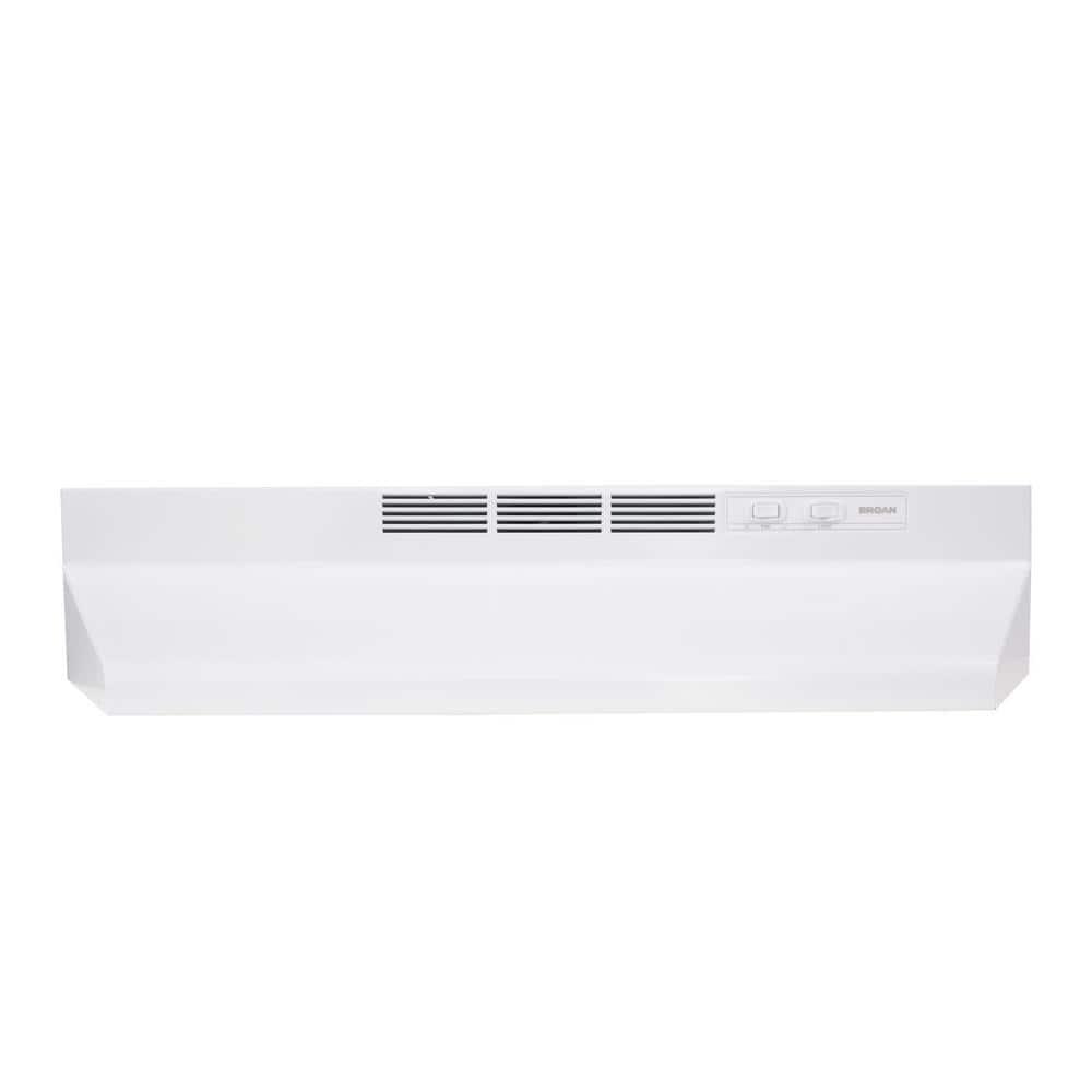 Broan NuTone 24" Steel 190 CFM Convertible Under Cabinet Range Hood with Mesh Filter