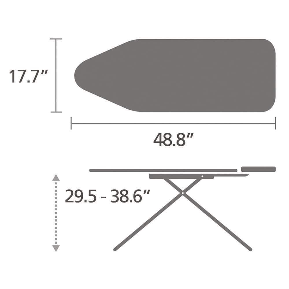 Brabantia Brabantia Size C Large Ironing Board with Solid Steam Iron Rest
