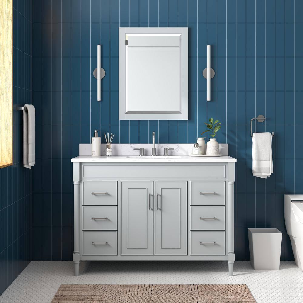 Avanity Bristol 48" Free Standing Single Bathroom Vanity with Engineered Stone Top