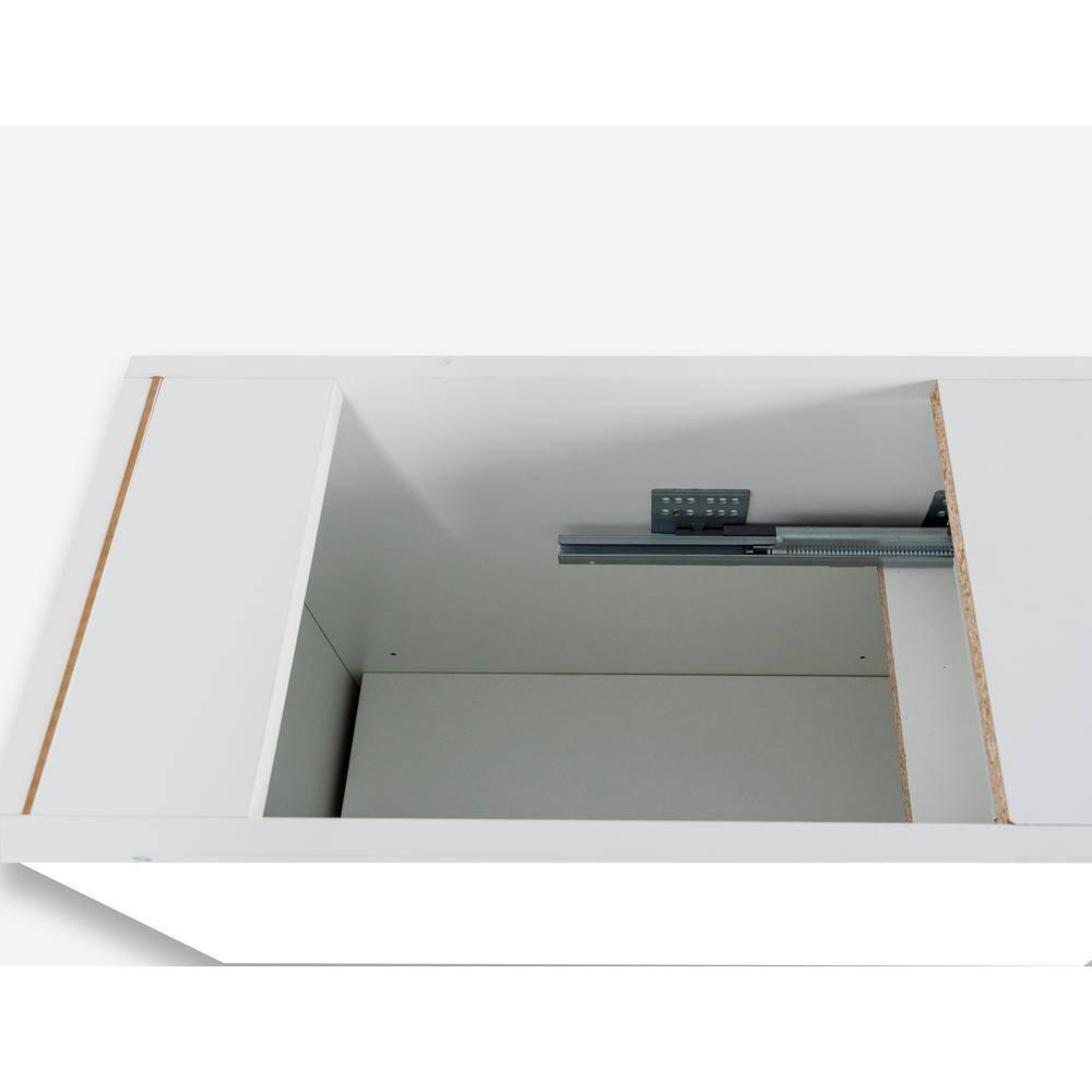 Cambridge Everest Quick Assemble Modern Style, Shaker White Base Kitchen Cabinet,1 Drawer