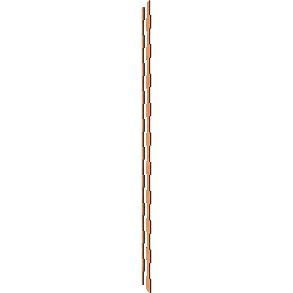 Ekena Millwork Midland Adjustable Wood Decorative Slat Wall Panel Kit