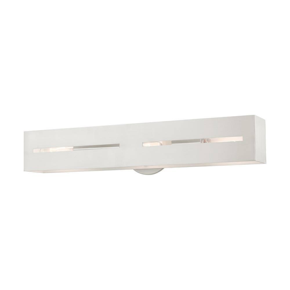 Livex Lighting Soma 3 - Light Vanity in  Brushed Nickel
