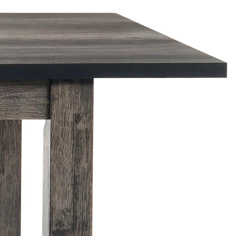 Grayson Dining  with Padded Seats 6PC Set in Gray