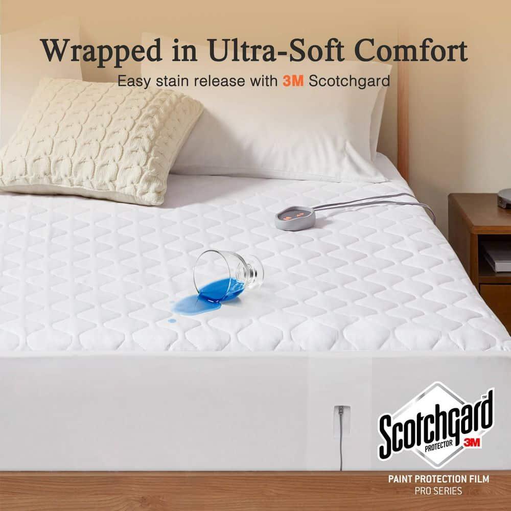Beautyrest Beautyrest Heated Microfiber Mattress Pad with 3M Scotchgard