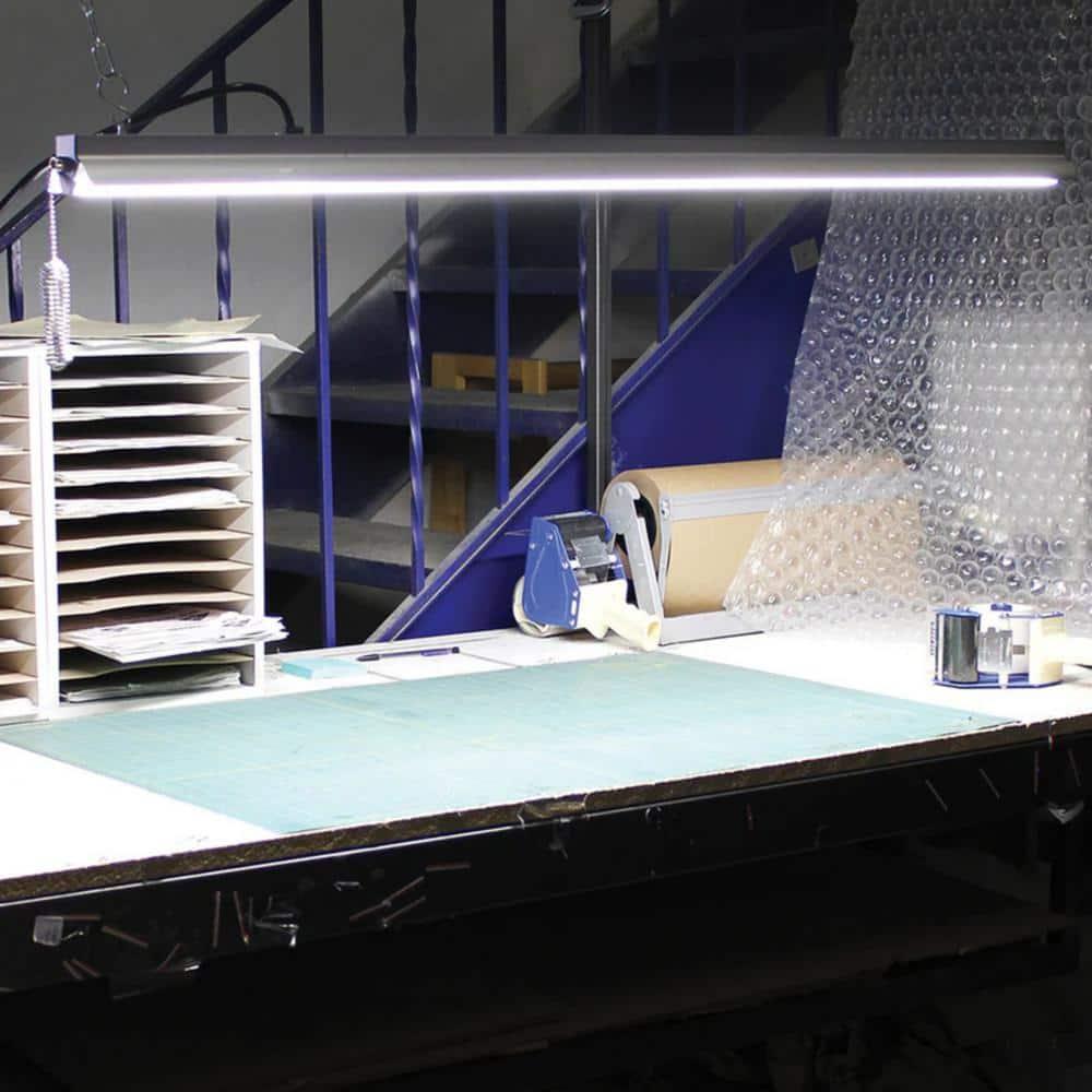 GT-Lite LED Shop Light, 4ft, 55W, 5000 Lumens, 5000K Daylight, Linkable, Pull Chain, for Garage, Basement, Workshop