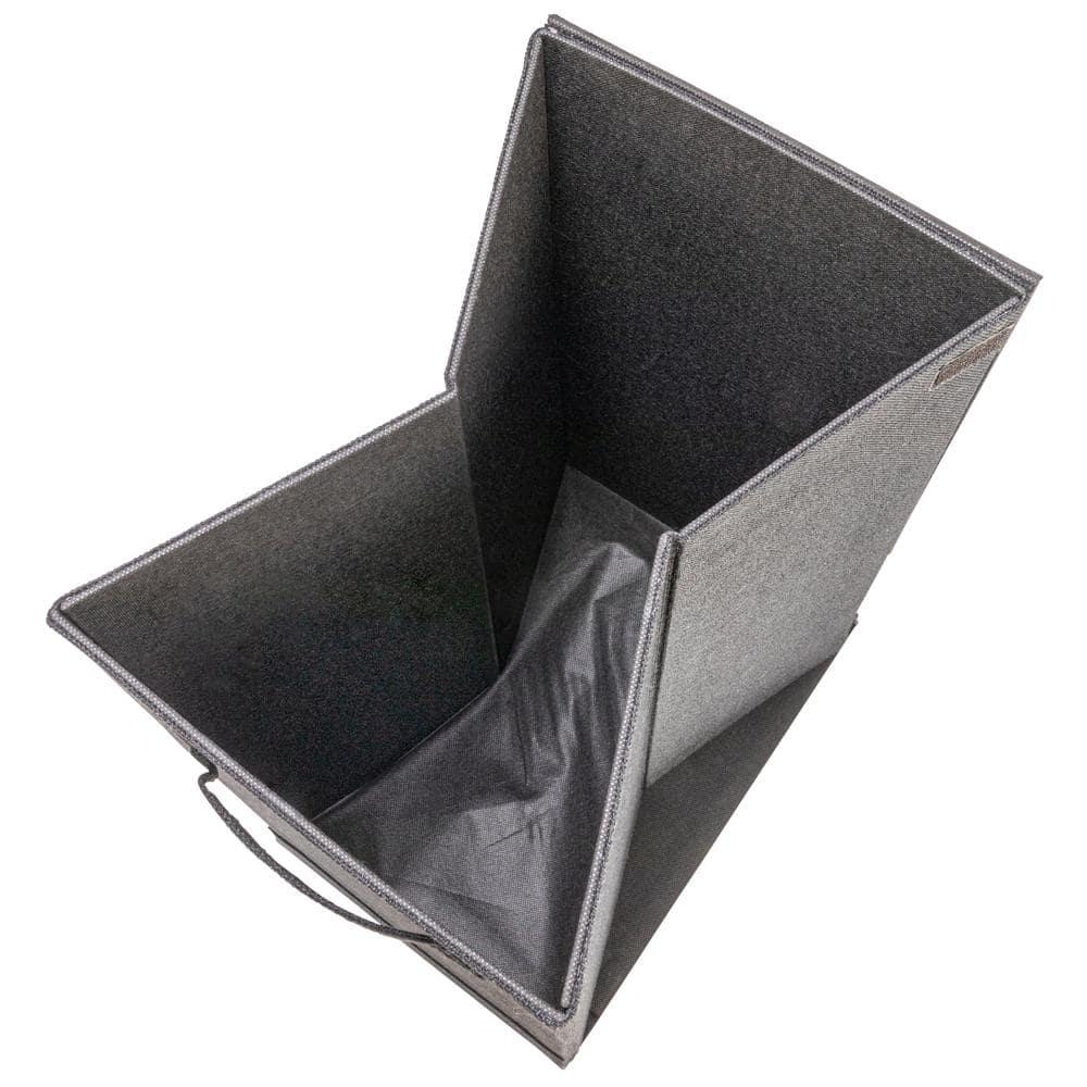 Household Essentials Rolling Laundry Hamper with Handles