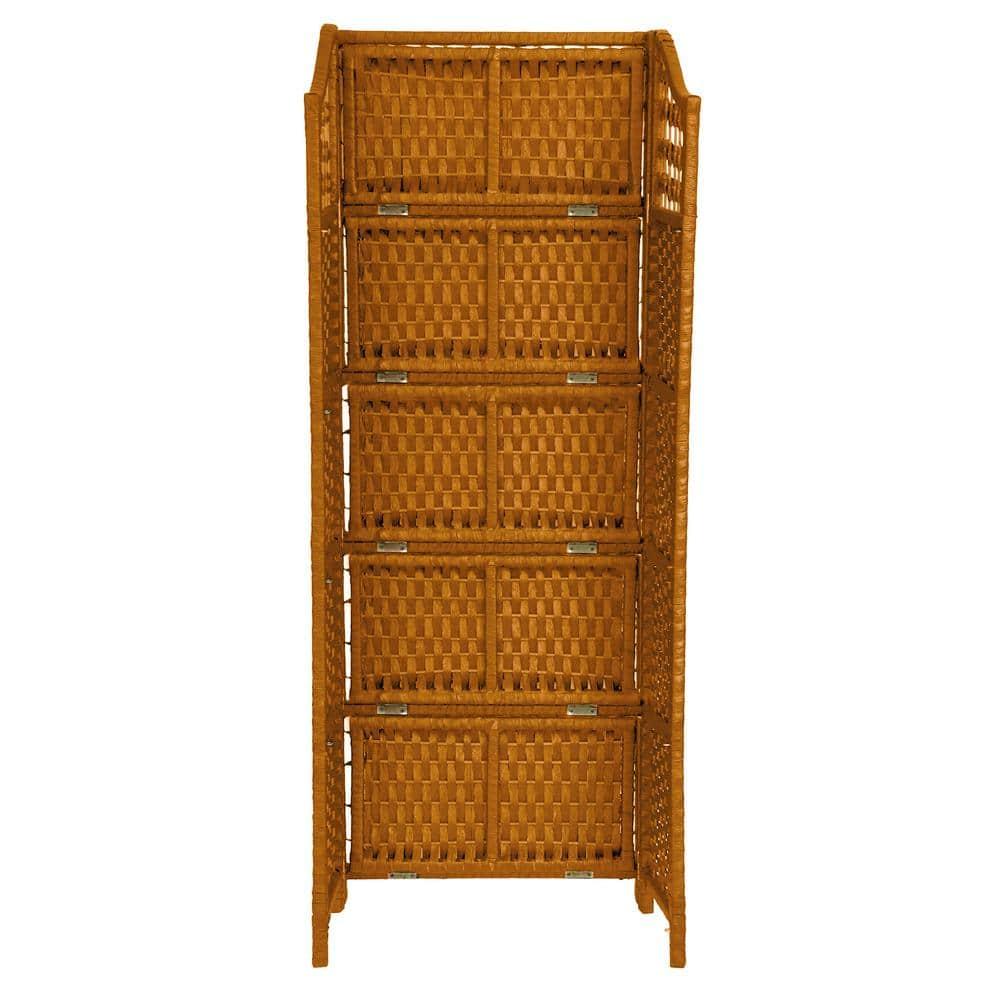 Oriental Furniture Natural Fiber Shelving Unit