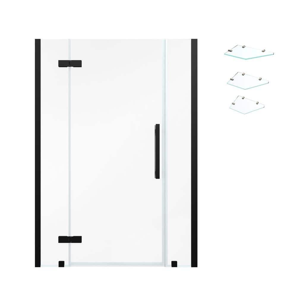 Ove Decors Endless Tampa 46" W x 72" H Alcove Frameless Shower Kit, Door, 2 Panel, Shelves TA1320401