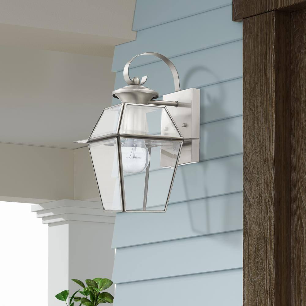 Livex Lighting Westover 1 - Light Wall Light in  Brushed Nickel