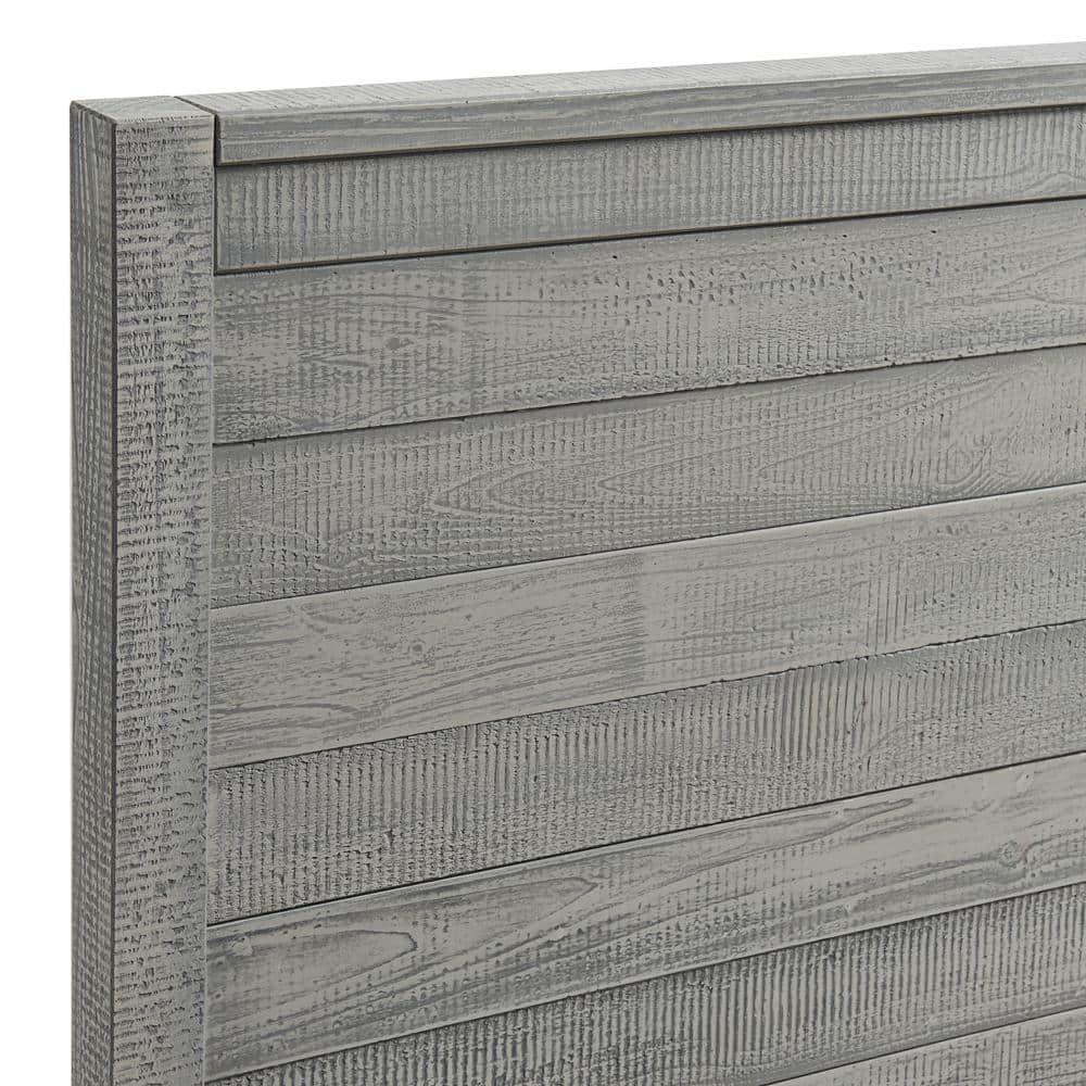 Alaterre Furniture Windsor Panel Wood Full Bed, Driftwood Gray