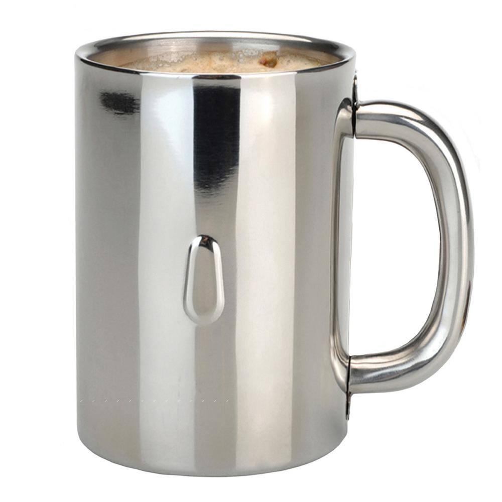BergHOFF BergHOFF Straight 4Pc 18/10 Stainless Steel Coffee Mug Set (Set of 4)