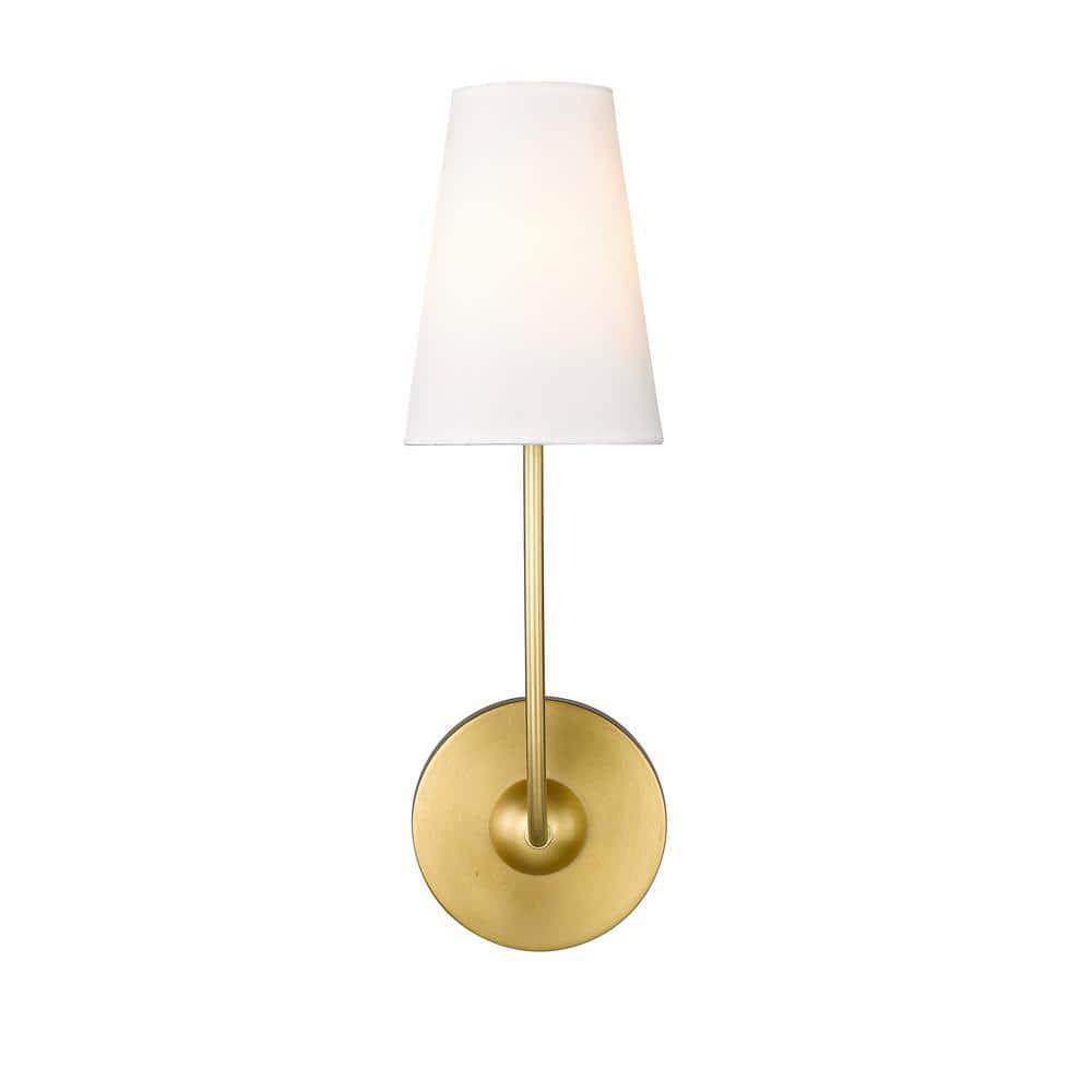 Z-Lite Shannon 1 - Light Sconce in Rubbed Brass