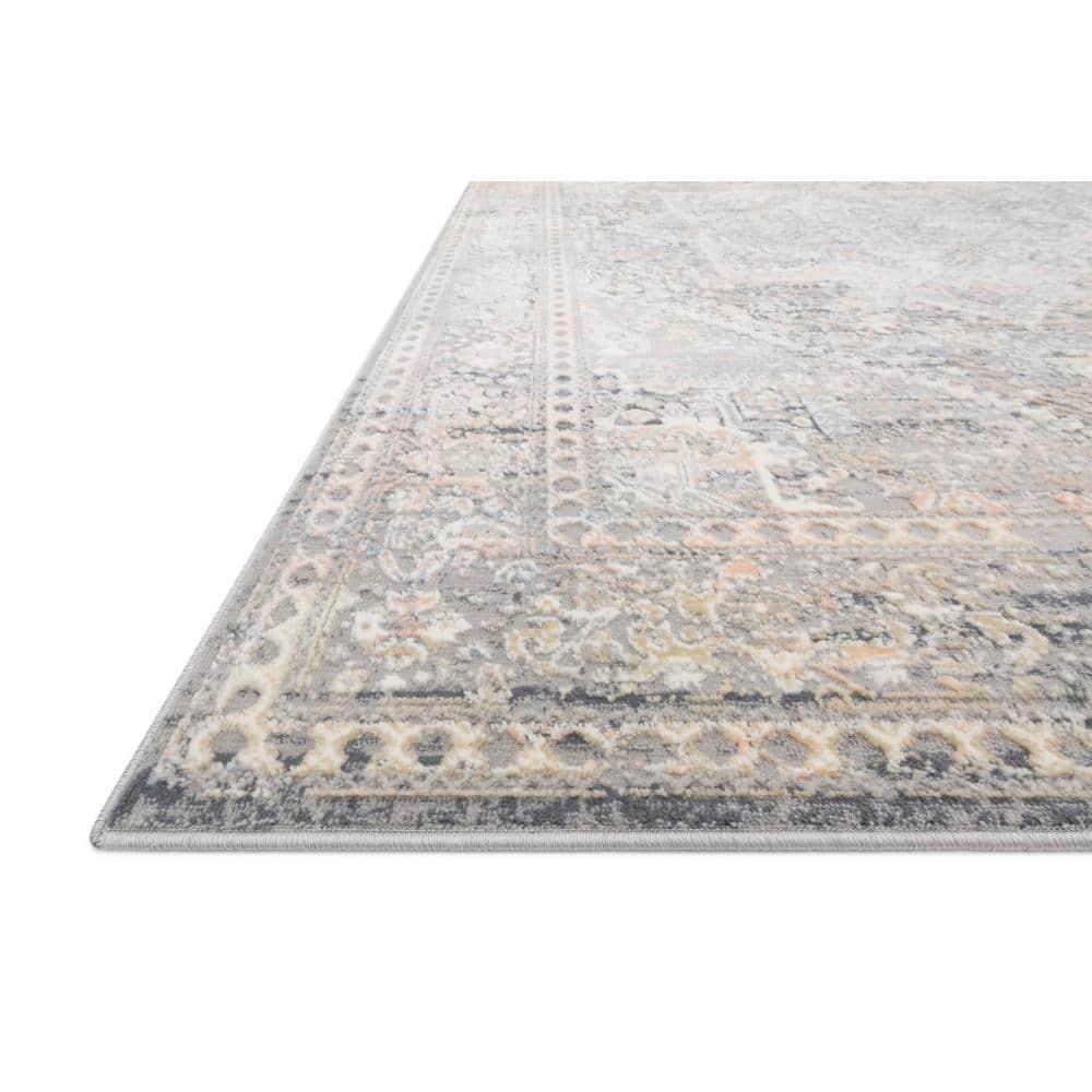 Loloi II Lucia Oriental Grey / Sunset Area Rug
