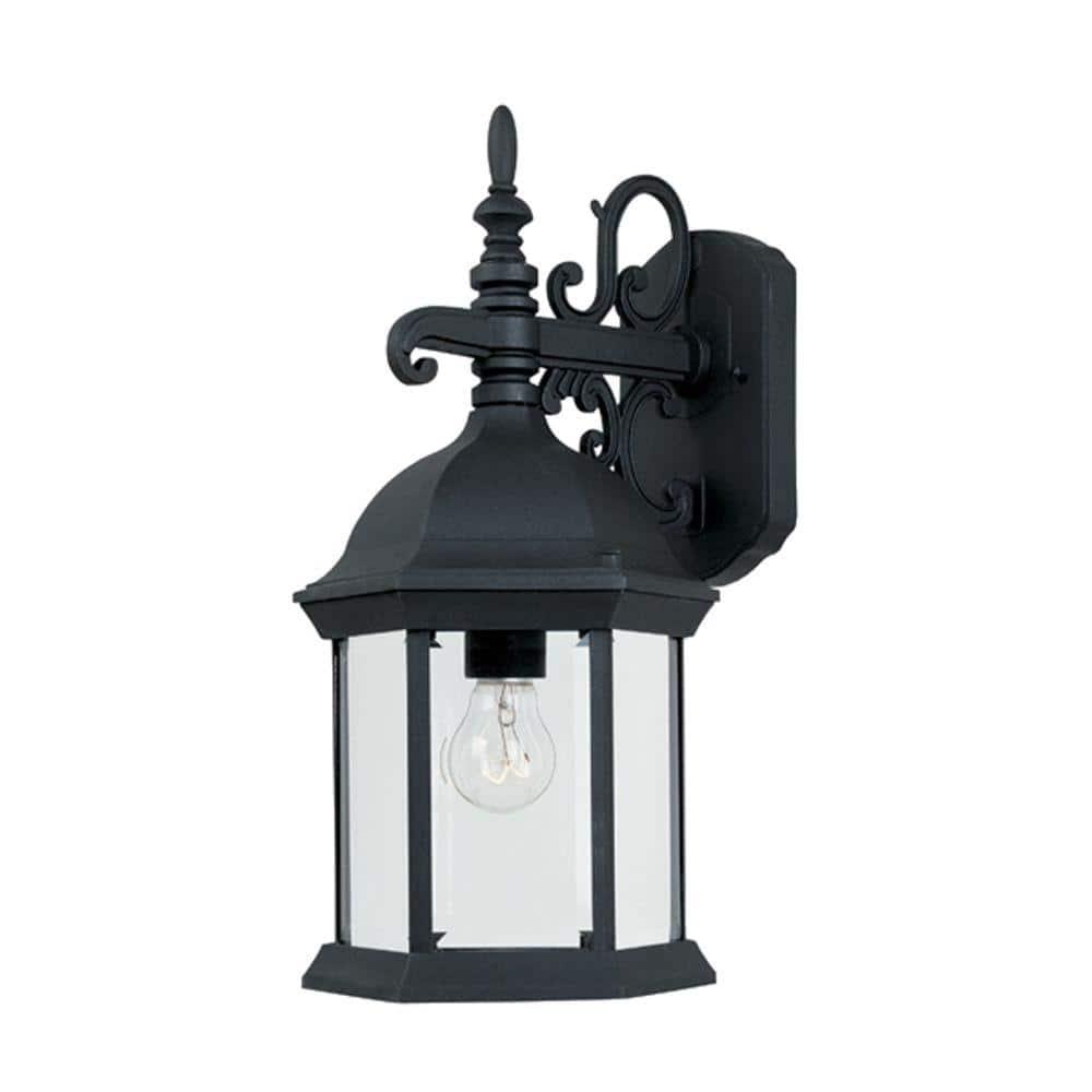 2971-BK-Designers Fountain-Devonshire - One Light Outdoor Wall Lantern