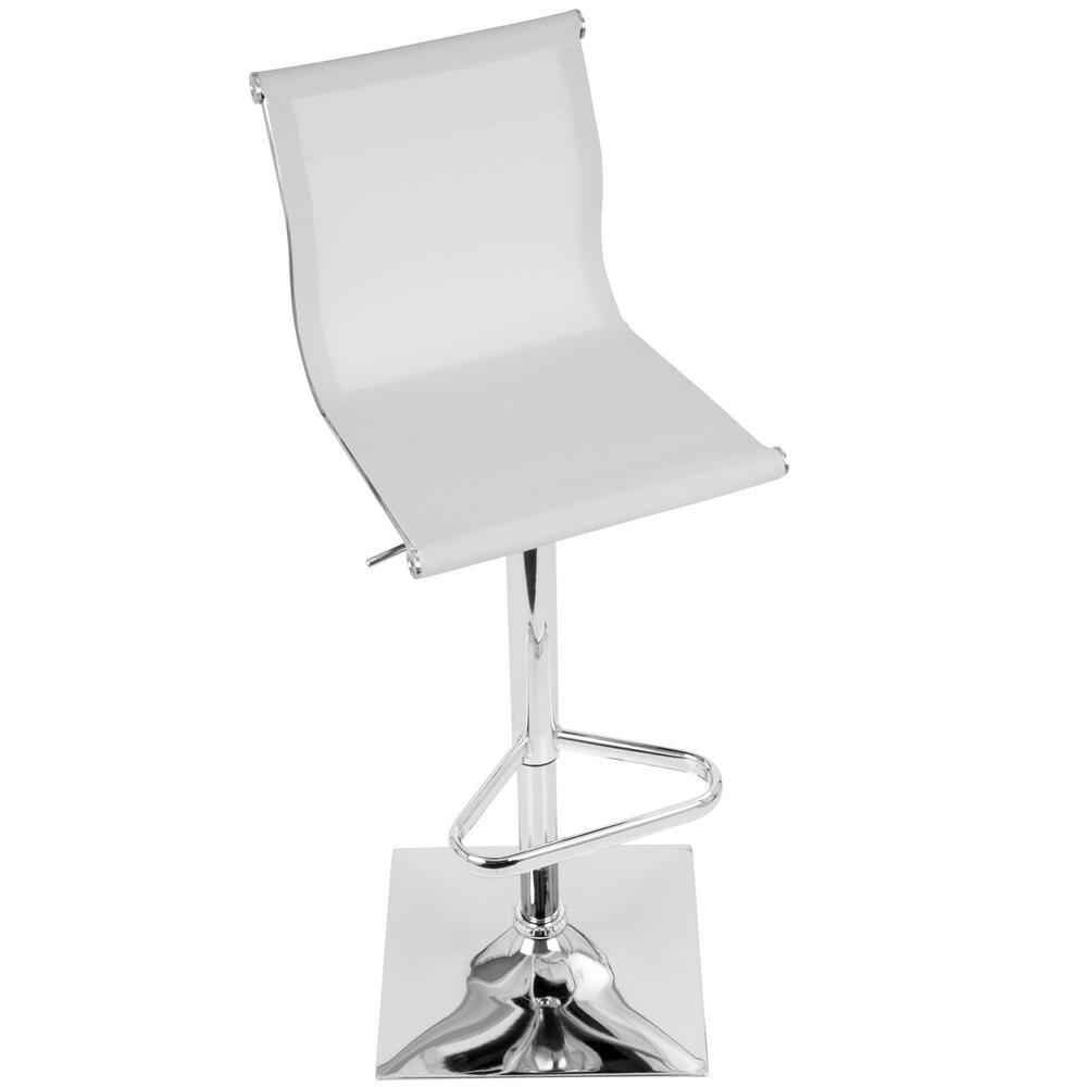 Mirage Contemporary Adjustable Barstool - LumiSource