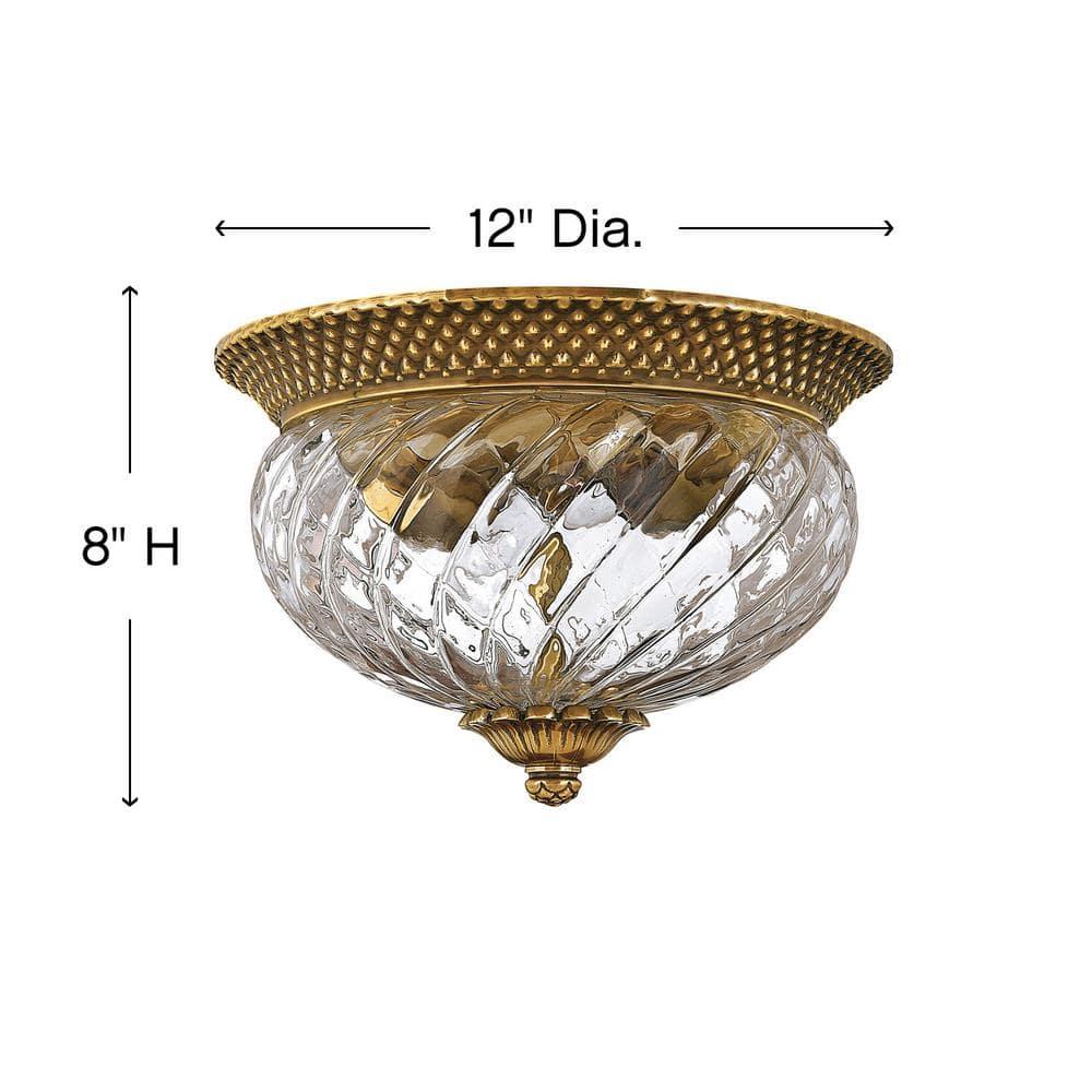 Plantation 2 - Light 12" Flush Mount