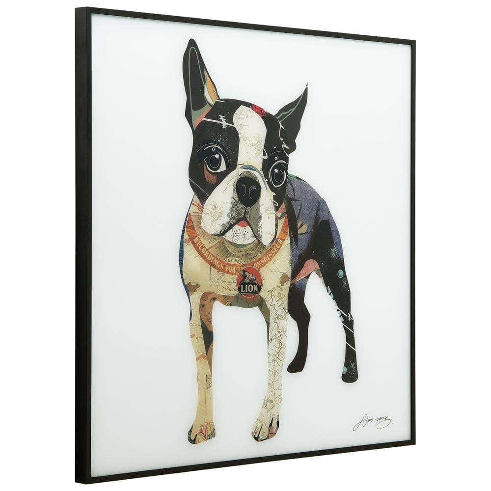 Red Barrel Studio® Apphia The Boxer - Picture Frame Graphic Art Print on Glass