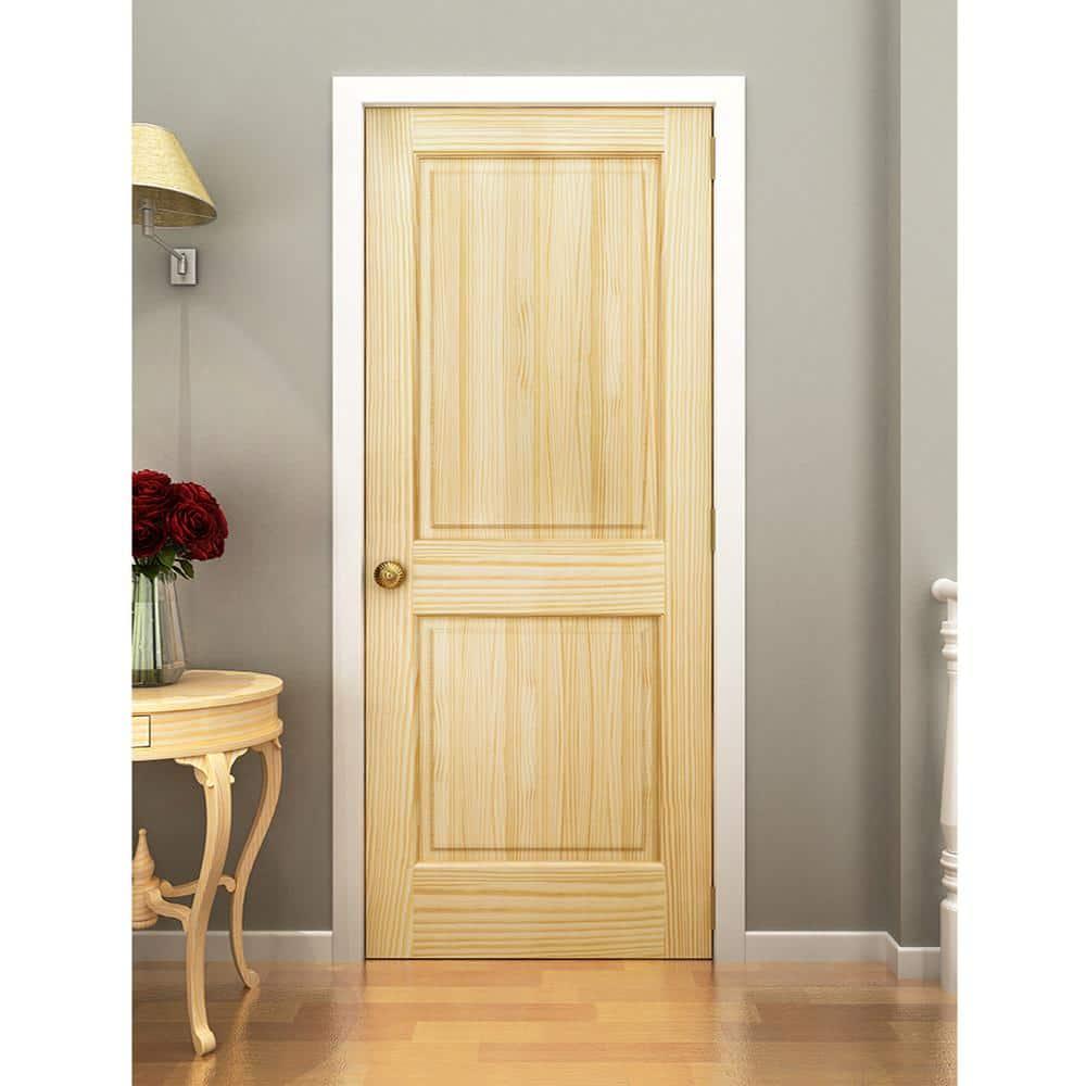 Kimberly Bay Paneled Solid Wood Unfinished Colonial Standard Door