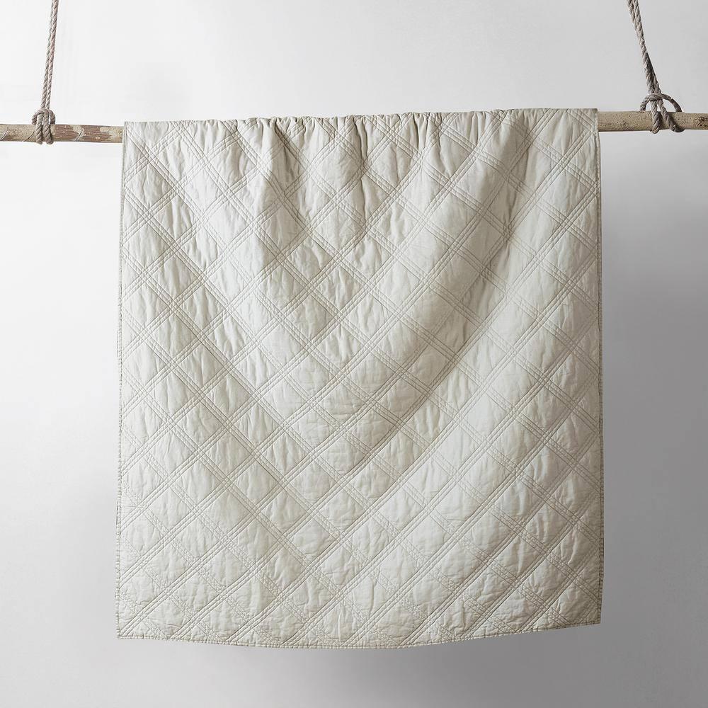 Levtex home Washed Linen Quilted Throw