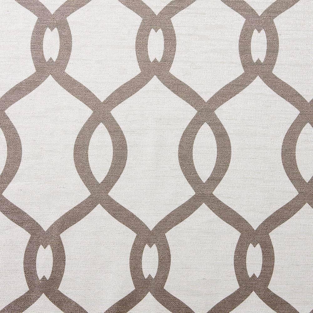 Set of 2 (84"x54") Kochi Linen Blend Grommet Top Window Curtain Panel Off White/Brown - Exclusive Home: Light Filtering Drapes
