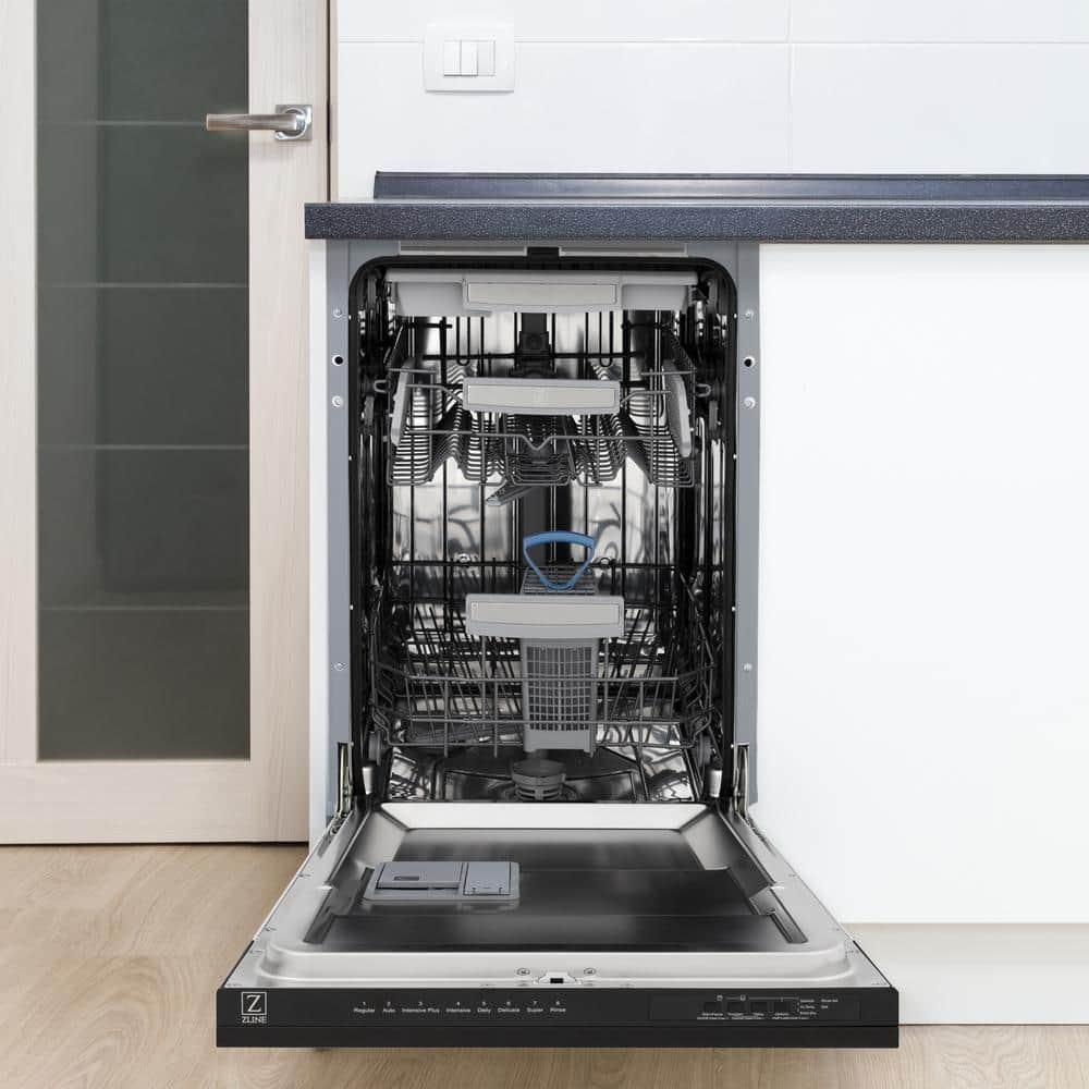ZLINE DWV-18 ZLINE 18 in. Tallac Series Dishwasher in Custom Panel Ready W/ Stainless Steel Tub, 51dBa