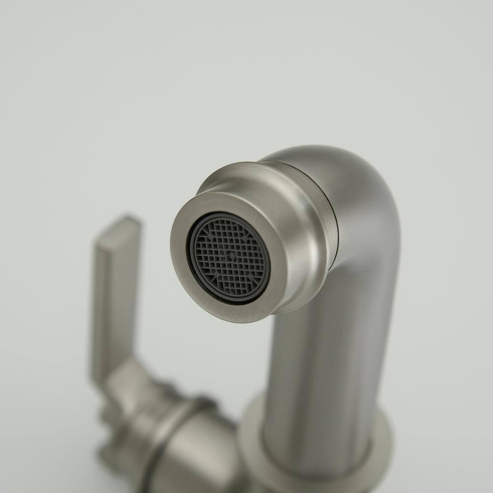 BWE Double Handle Industrial Style Bathroom Faucet Lavatory Mixer Tap Commercial Vanity