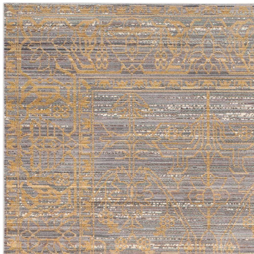 Valencia VAL104 Power Loomed Indoor Area Rug - Grey/Gold - 4'x6' - Safavieh