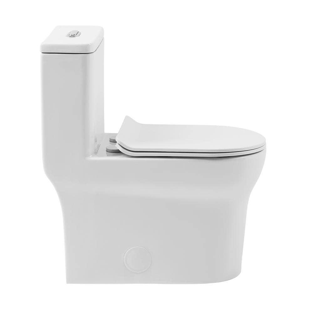 Burdon One-Piece Toilet Vortex Dual-Flush 1.1/1.6 gpf