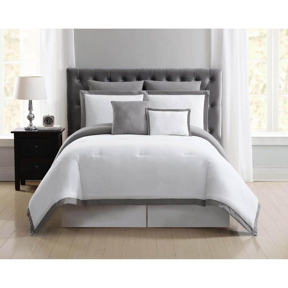Truly Soft Everyday Modern & Contemporary Box Stitch Comforter Set