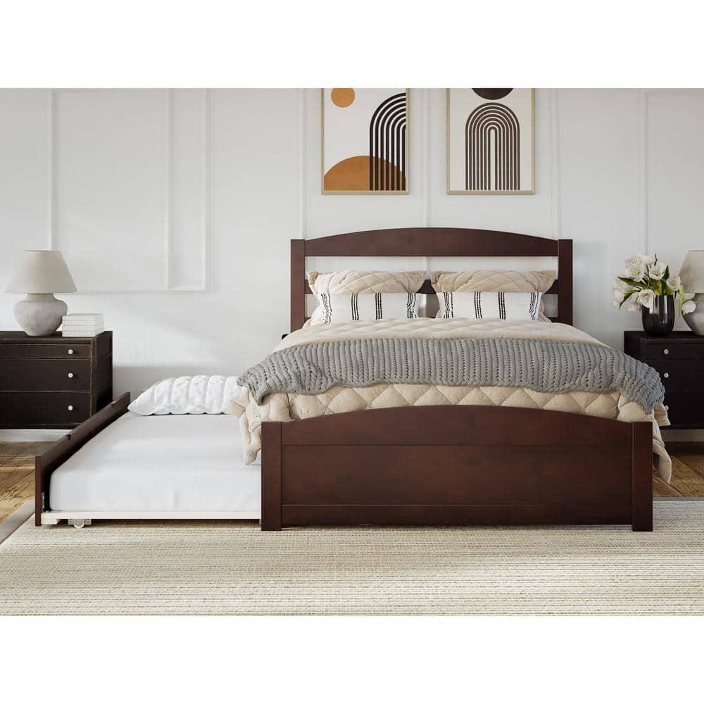 AFI Furnishings Warren Platform Bed F with Footboard & T Trundle AW
