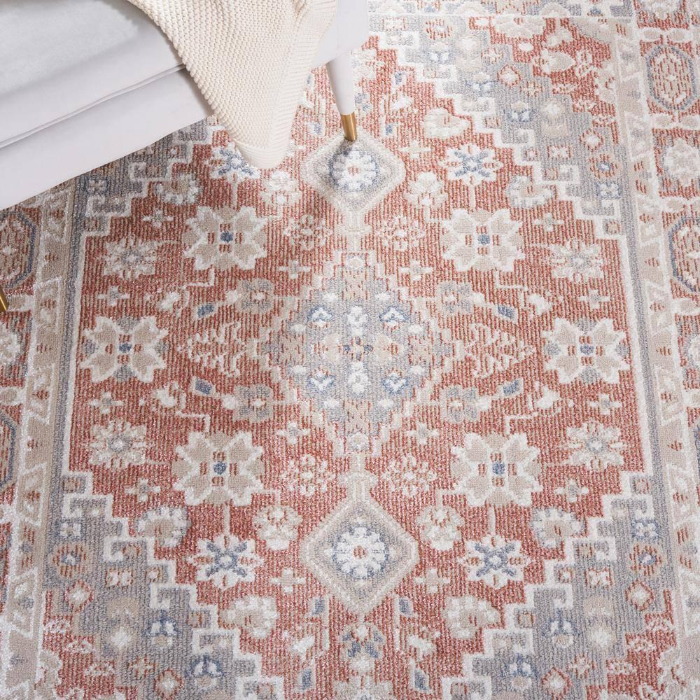 Blair Washable BLR206 Power Loomed Machine Washable Area Rug - Rose/Grey - 5'3"x7'6" - Safavieh.