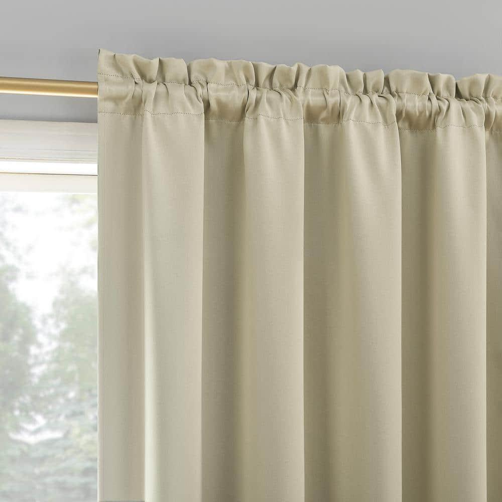 Sun Zero Sun Zero Oslo Theater Grade Extreme 100% Blackout Rod Pocket Curtain Panel