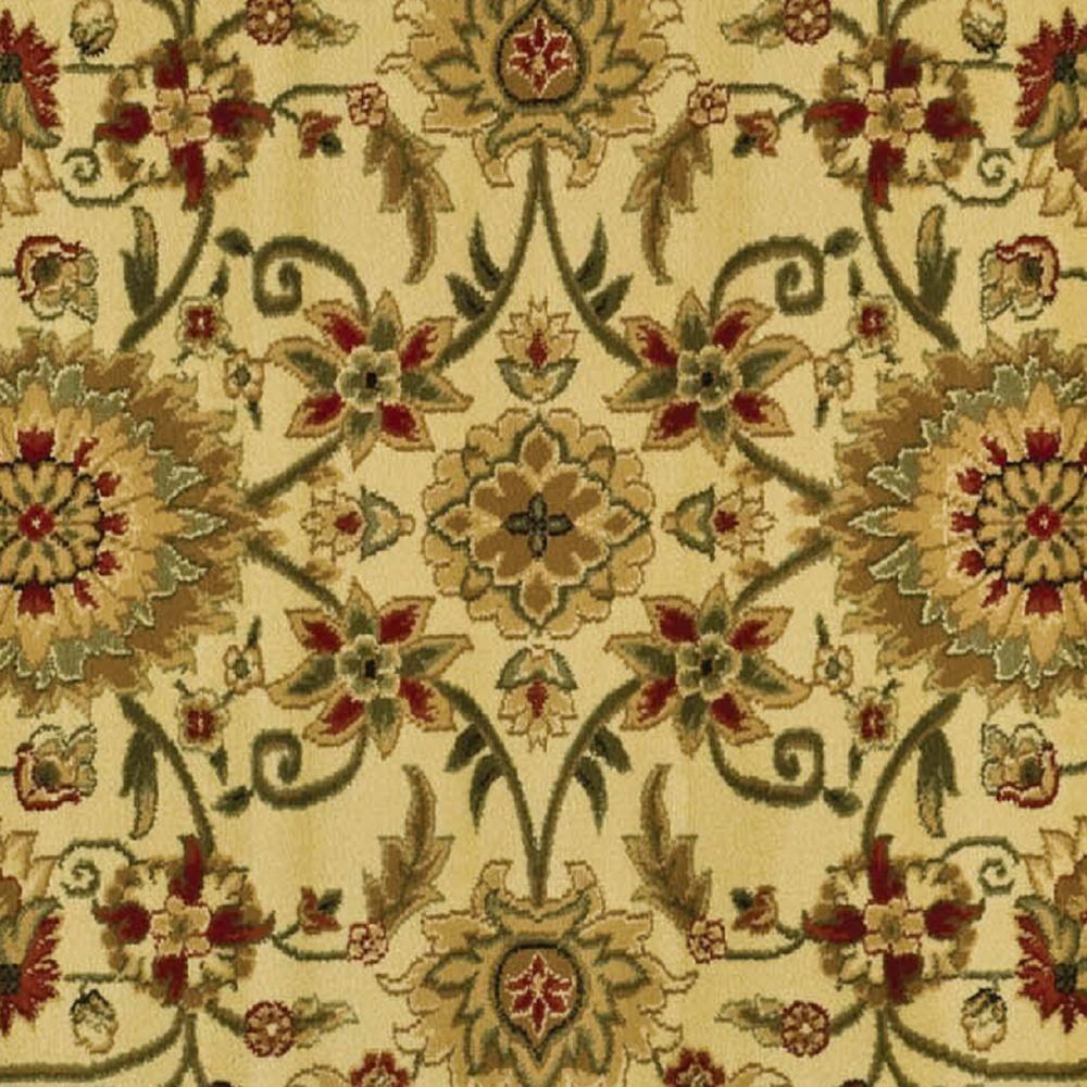 Lyndhurst LNH212 Power Loomed Area Rug - Ivory/Red - 6'x6' - Safavieh