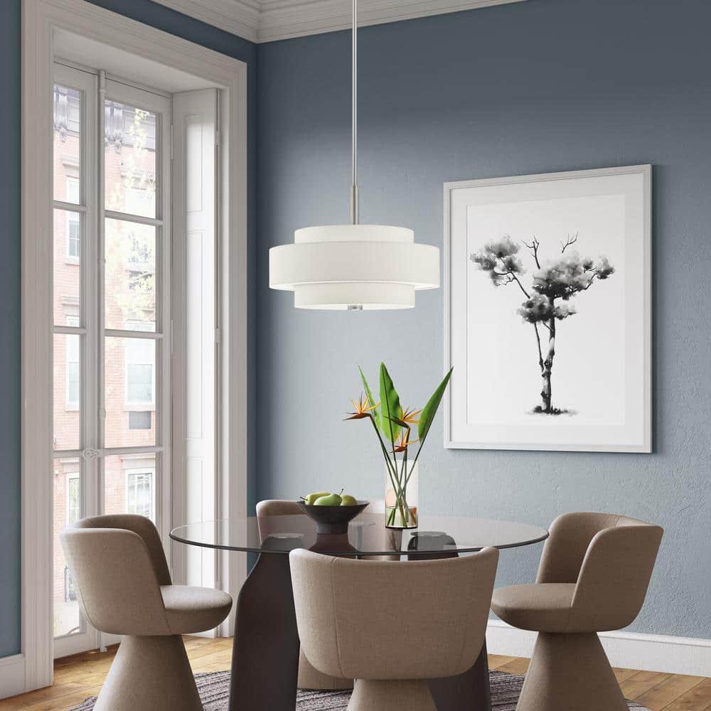 Livex Lighting Meridian 4 - Light Pendant in  Brushed Nickel