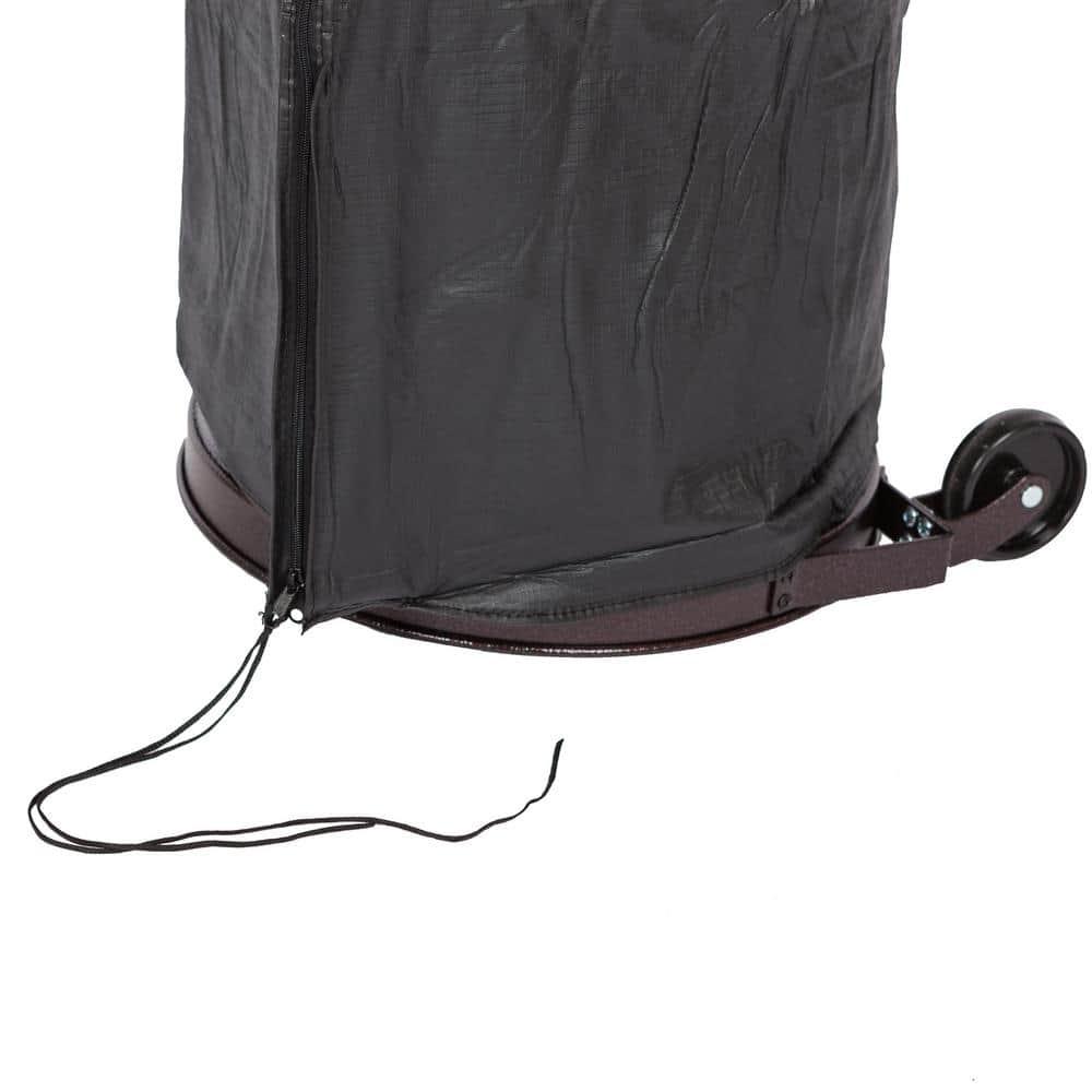 Balken Home Fire Sense Outdoor Full Length Patio Heater Vinyl Cover, Black