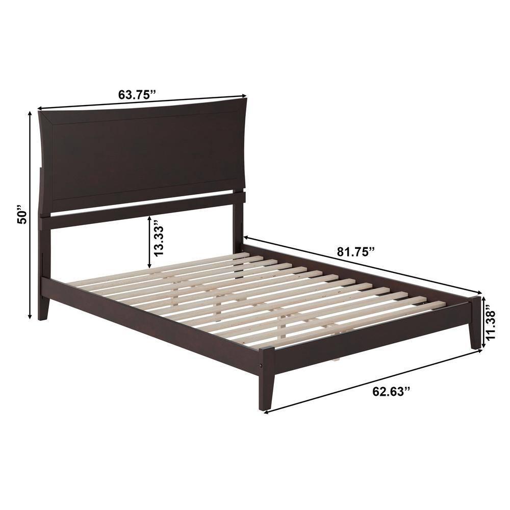 Metro Low Profile Solid Wood Platform Bed