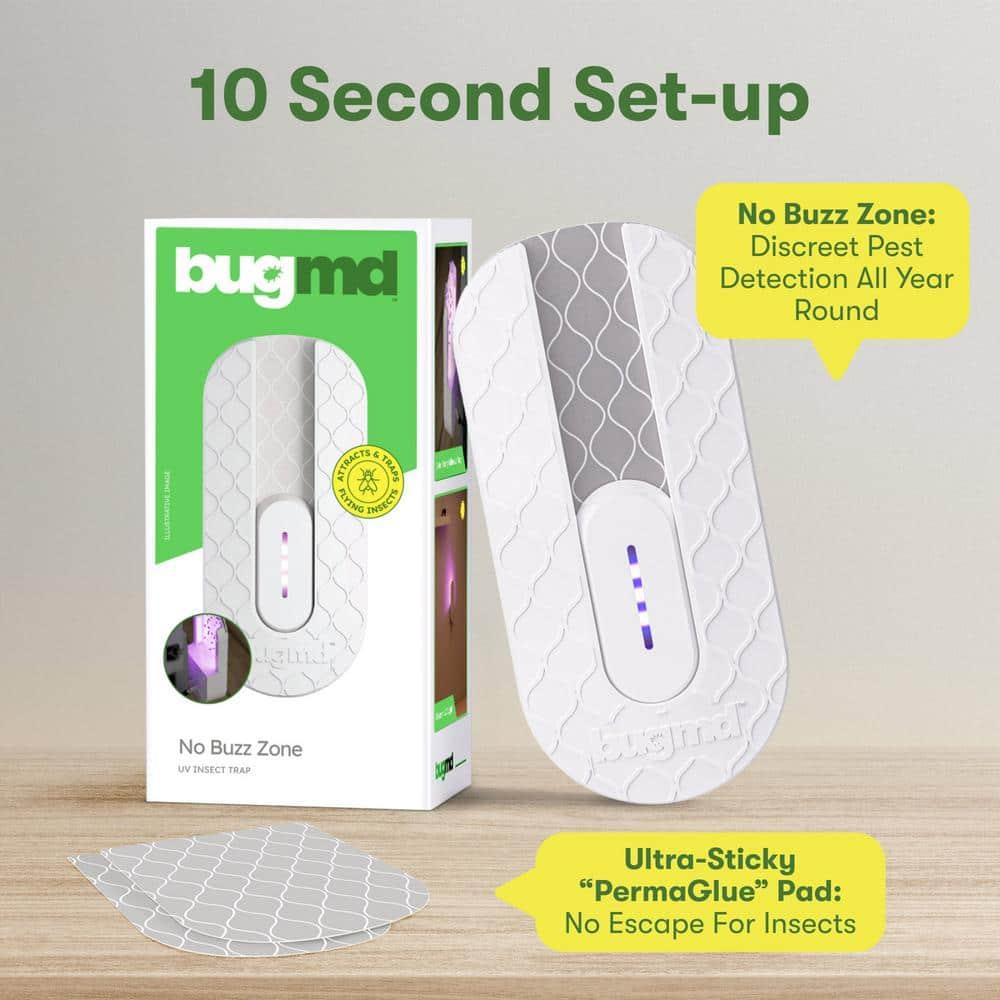 BugMD Fly Trap Indoor, Gnat Traps for House Indoor, Fruit Fly Trap, Gnat Killer Indoor, Plug in Bug Catcher, Indoor Fly Trap, Insect Traps Indoor, Fly Traps Indoor for Safer Home, Fruit Fly Killer