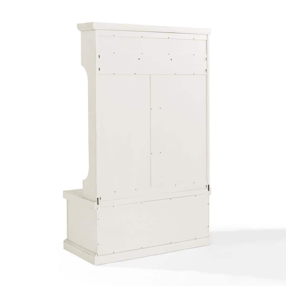Seaside Hall Tree 40'' Wide with Bench and Shoe Storage