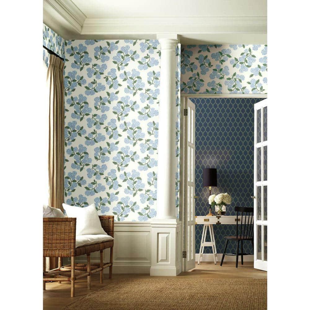 Rifle Paper Co. Hydrangea 27' x 27" Wallpaper