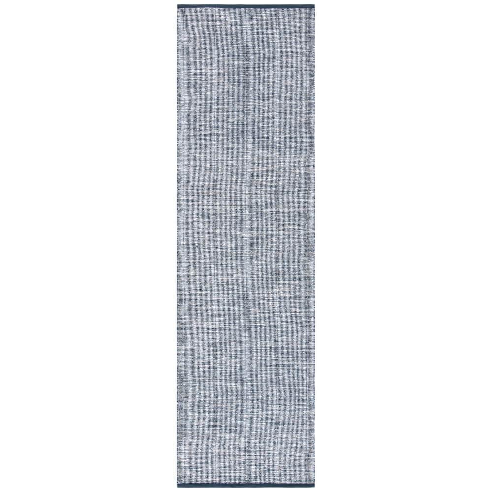 Montauk MTK250 Hand Woven, Flat Weave Indoor Runner Rug - Navy/Blue - 2'3"x8' - Safavieh