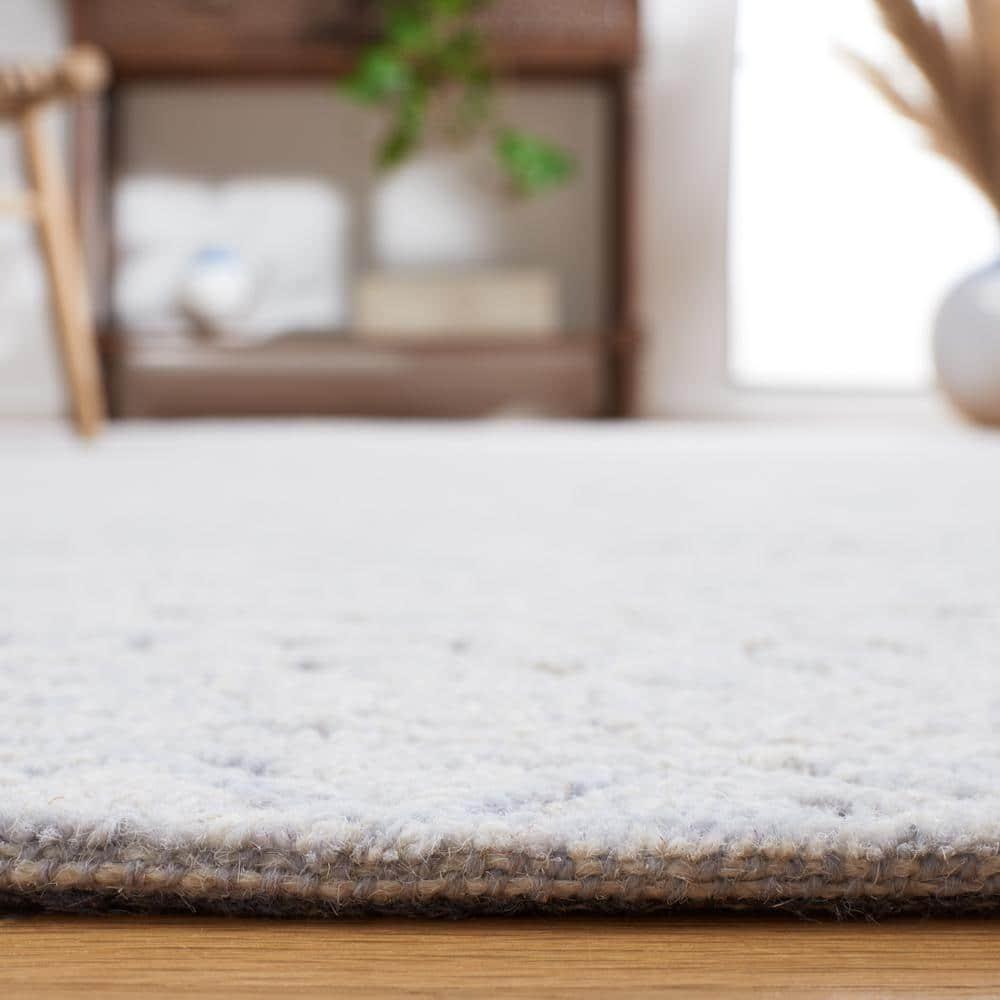 Textural TXT201 Hand Tufted Indoor Accent Rug - Grey/Ivory - 3'x5' - Safavieh
