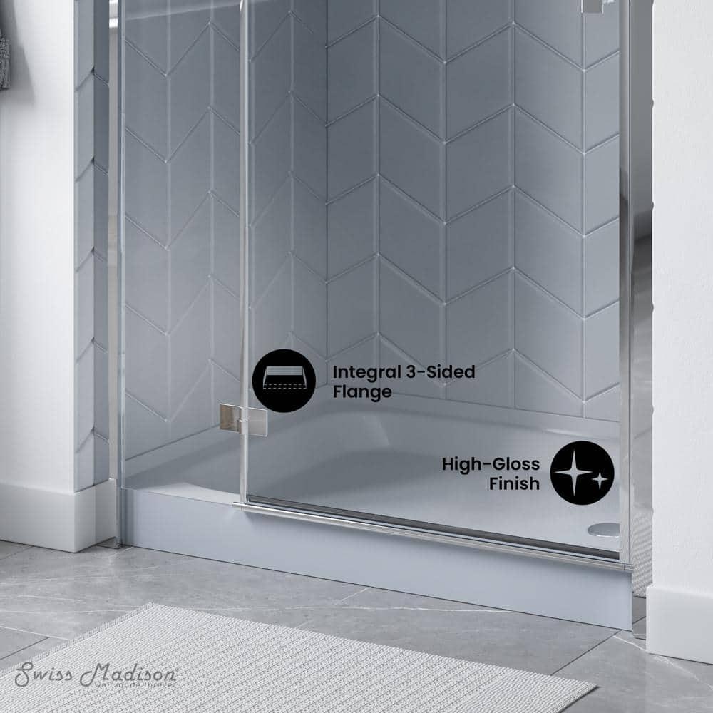Voltaire 48" x 36" Single-Threshold, Shower Base