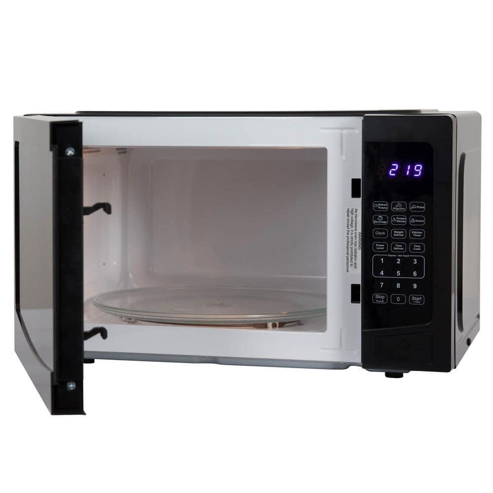 Avanti 1.1 cu ft Black Microwave 1000 W