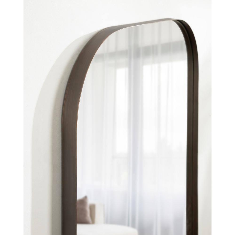Kate and Laurel Rollo Decorative Framed Wall Mirror, Bronze 20x30