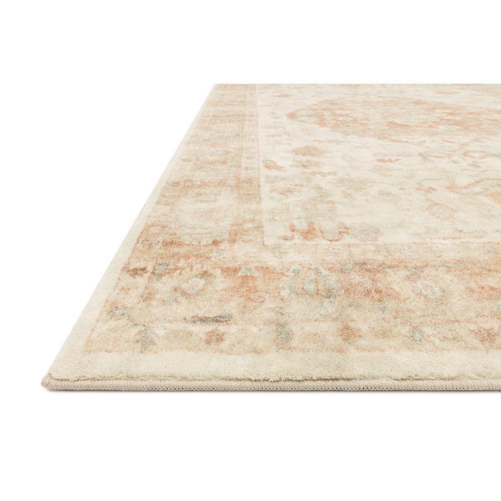 Loloi II Rosette Oriental Ivory / Terracotta Area Rug